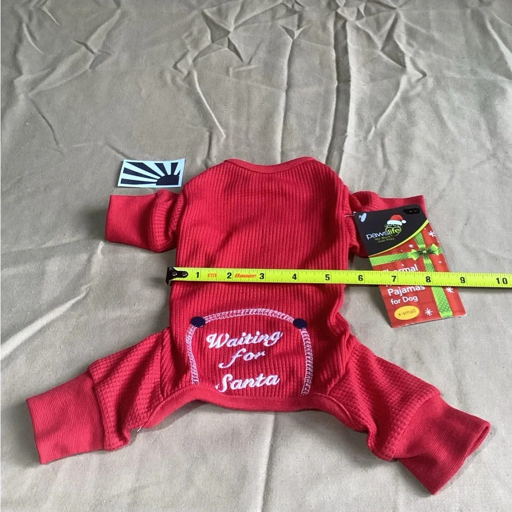 Pawslife Thermal Knit Red Pajamas for Dogs 